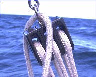 Block auf Segelyacht