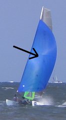Gennaker auf Segelyacht