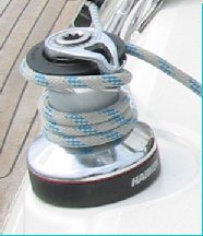 Winsch auf Segelyacht